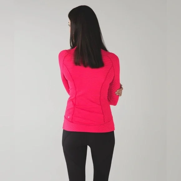 Lululemon | Think Fast Pullover | Double Trouble Stripe Boom | Women’s Size 4 - Picture 6 of 11